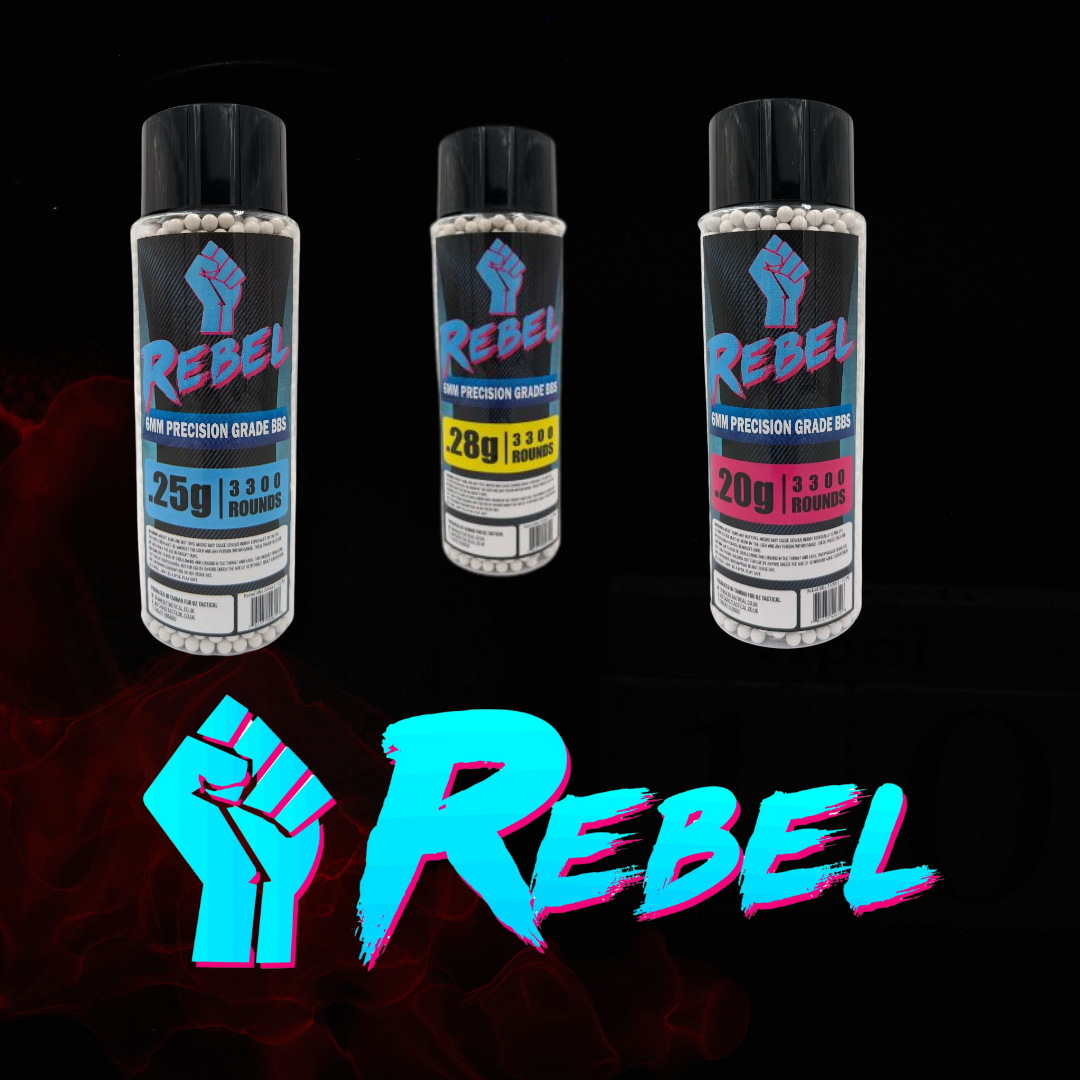 Rebel Precision 6mm BBs 3300ct Bottle