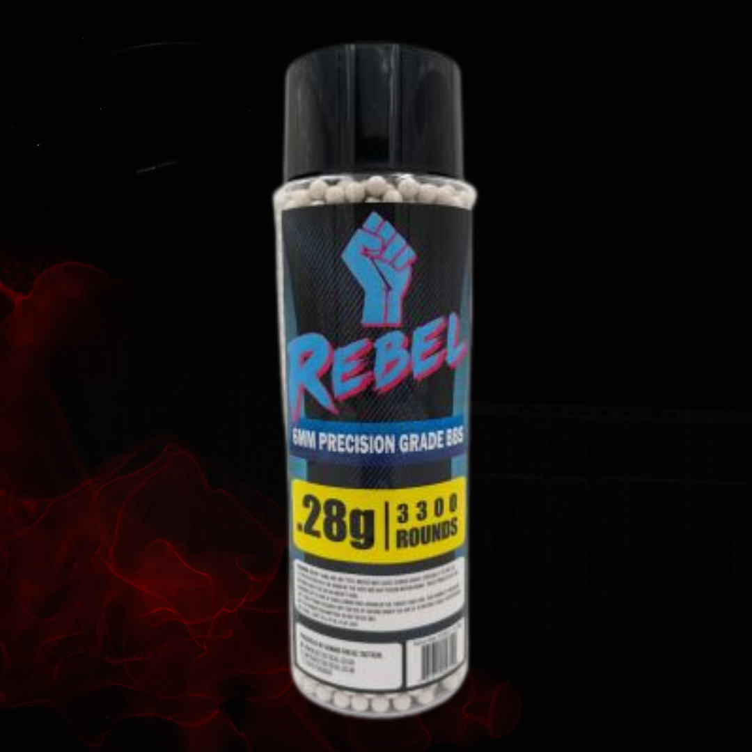 Rebel Precision 6mm BBs 3300ct Bottle